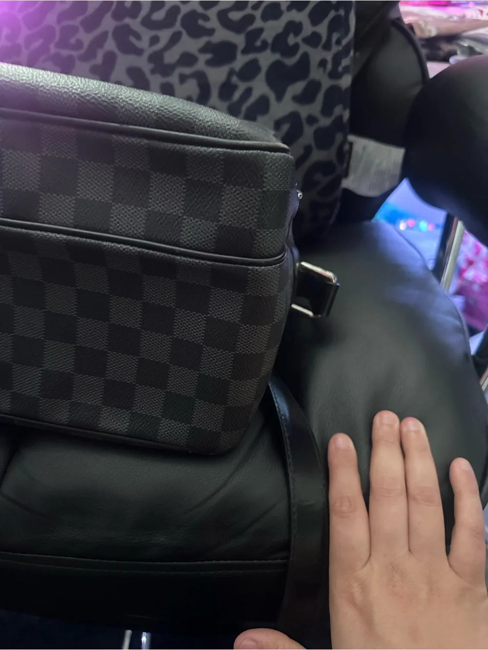 Louis Vuitton Damier Graphite Black Messenger Bag